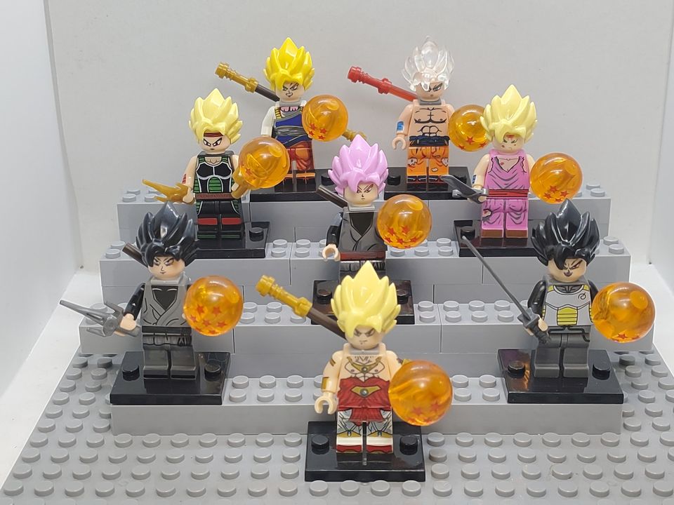 Pack of 8 LEGO Dragon Ball DBZ Compatible Minifigures Son -  Israel