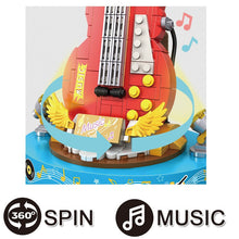 Load image into Gallery viewer, Electric Guitar Music Box Building Block Toy 308 PCS
