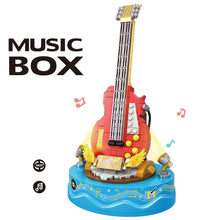 Load image into Gallery viewer, Electric Guitar Music Box Building Block Toy 308 PCS
