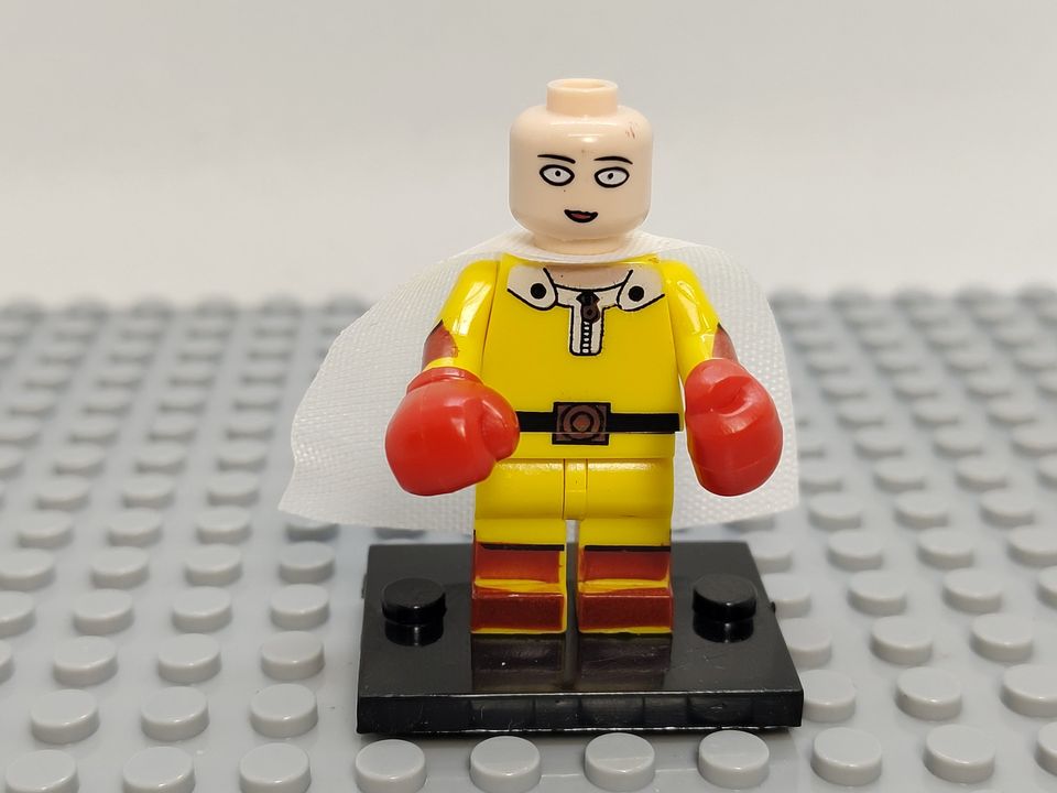 Saitama One-Punch Man Custom Minifigure