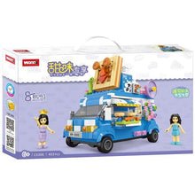 Load image into Gallery viewer, Bakery Cake Food Truck Building Block Toy Set w/ 2 Minifigures 493 PCS
