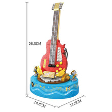 Load image into Gallery viewer, Electric Guitar Music Box Building Block Toy 308 PCS
