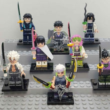 Load image into Gallery viewer, Demon Slayer Minifigure Season 2 Lot of 8
