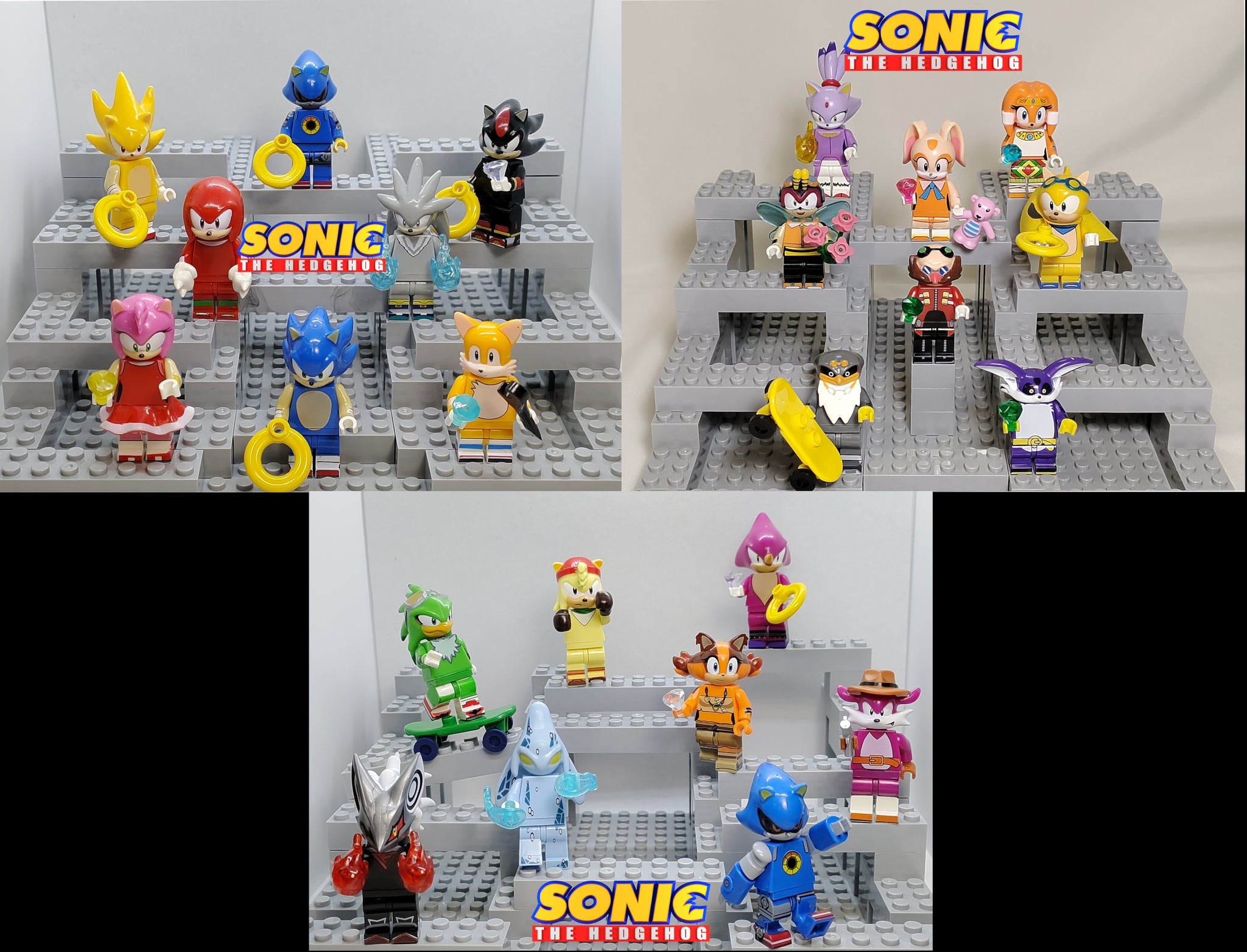 Custom Sonic the Hedgehog Inspired Head for Lego (XBJQ547ED) by